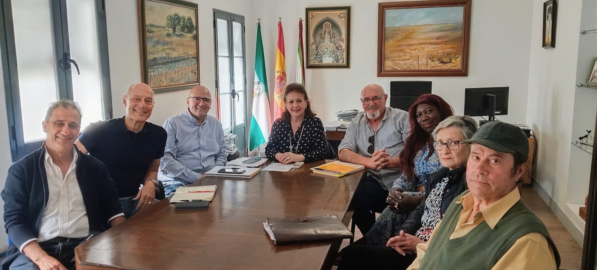 Reunión con la Alcaldesa de Hinojos